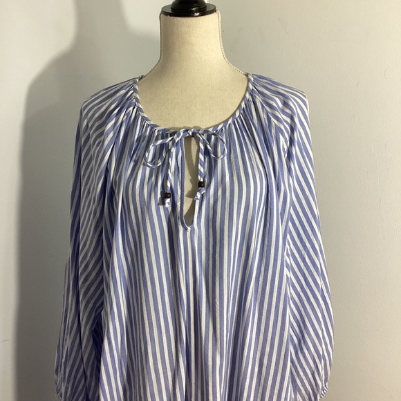 H&M WOMAN SIZE XL RELAXED FIT MINI DRESS TUNIC LONG BALOON SLEEVES - Picture 10 of 12